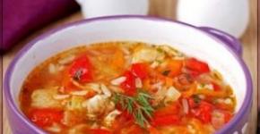 Суп с томатной пастой рецепт Как варить суп с томатной пастой